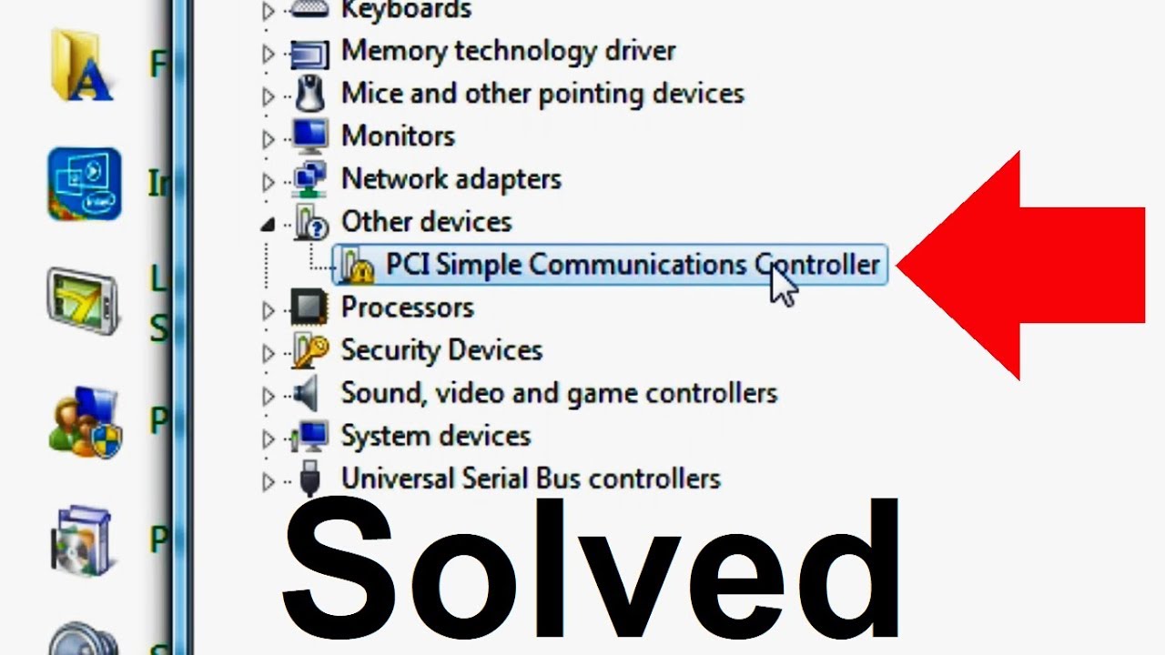 pci communication controller driver download